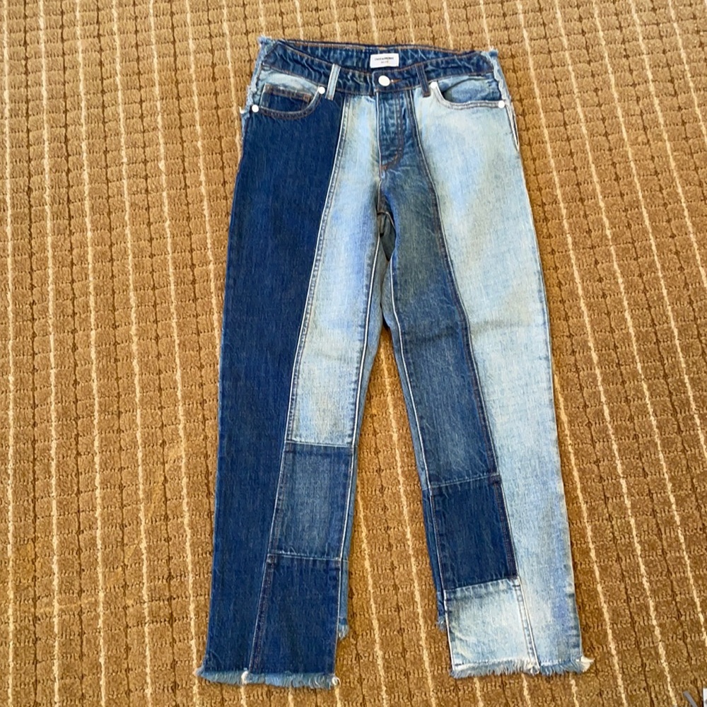 Zadig & Voltaire deluxe Jean. Size 26. Patchwork